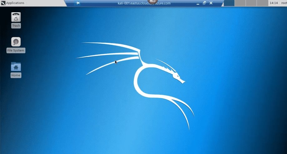 Kali Linux in Microsoft Azure