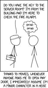Physical Cybersecurity from XKCD