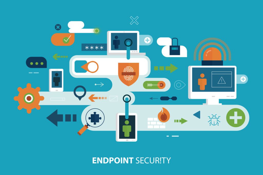 An illustration of Microsoft defender for endpoint